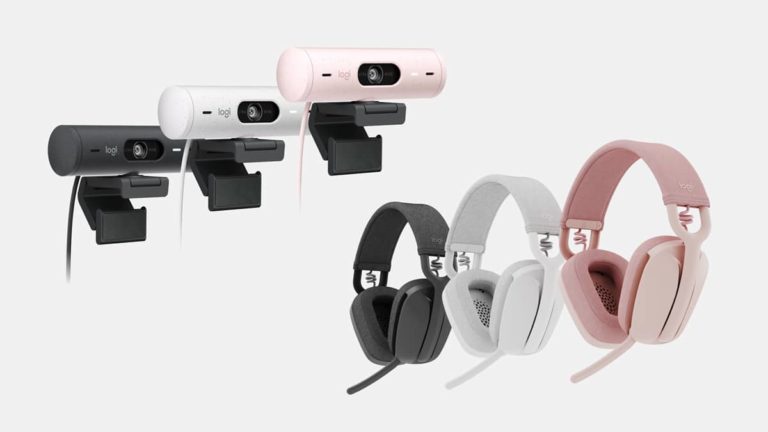 Logitech Unveils Zone Vibe Headphones and Brio 500 Series Webcams