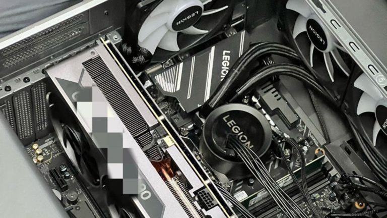 Lenovo GeForce RTX 4090 Legion Photos Reveal Quad-Slot Design, Massive Heatsink