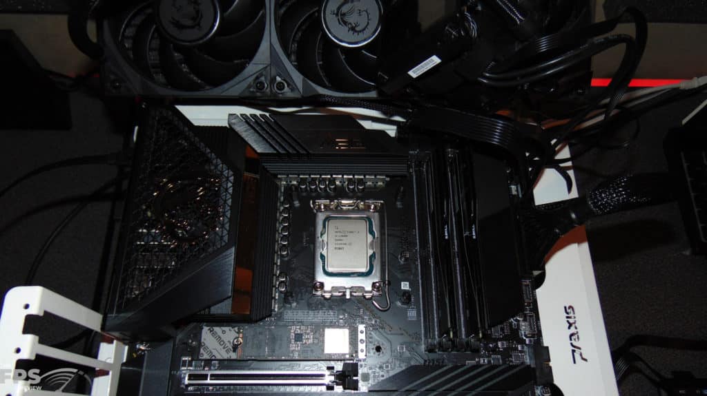 Intel Core i5-13600K CPU Installed in Motherboard