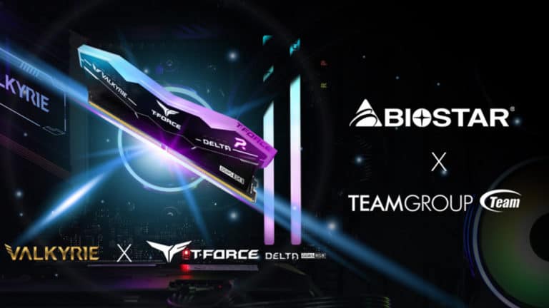 BIOSTAR and TEAMGROUP Announce T-FORCE DELTA RGB DDR5 VALKYRIE Edition Memory
