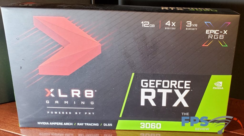 PNY GeForce RTX 3060 12GB XLR8 Gaming Revel-box front