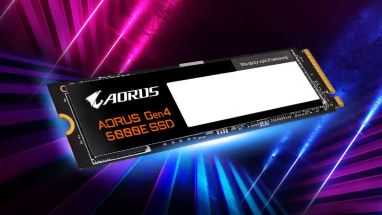 GIGABYTE Announces AORUS Gen4 5000E SSD with Up to 5,000 MB/s Read Speeds