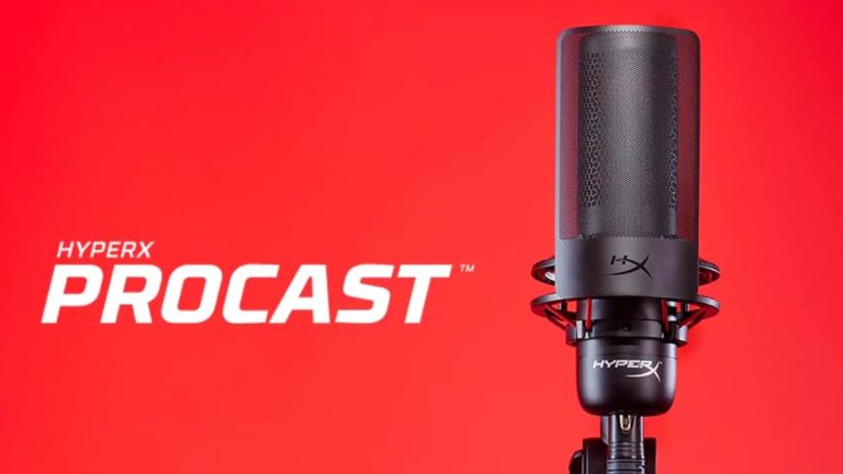 HyperX Procast XLR Microphone with Gold-Sputtered Large Diaphragm Condenser for Professional-Grade Recording Announced