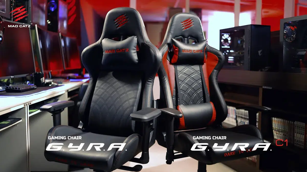 Mad Catz Announces G.Y.R.A. Gaming Chair Series
