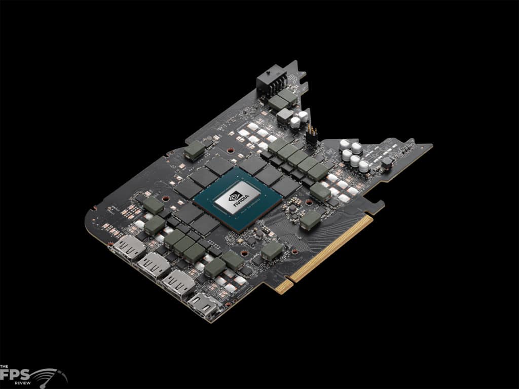 NVIDIA GeForce RTX 4080 Founders Edition Bare PCB Angled View