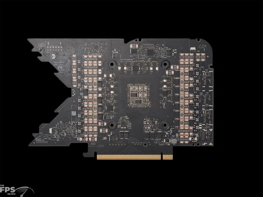 NVIDIA GeForce RTX 4080 Founders Edition Bare PCB Back View