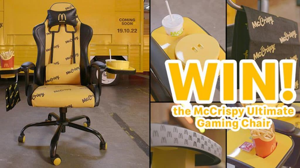 McDonald's Launches Promotion for McCrispy Ultimate Gaming Chair - The FPS Review