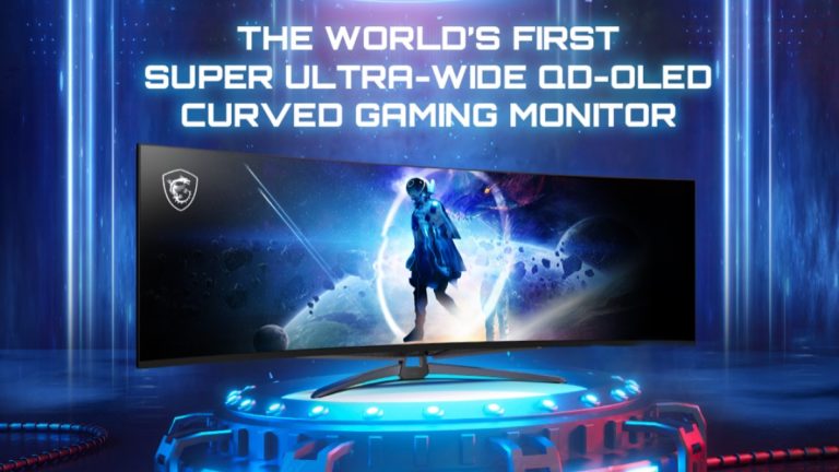 MSI Project 491C QD-OLED 240 Hz Ultrawide Monitor Teased Ahead of Its CES 2023 Debut