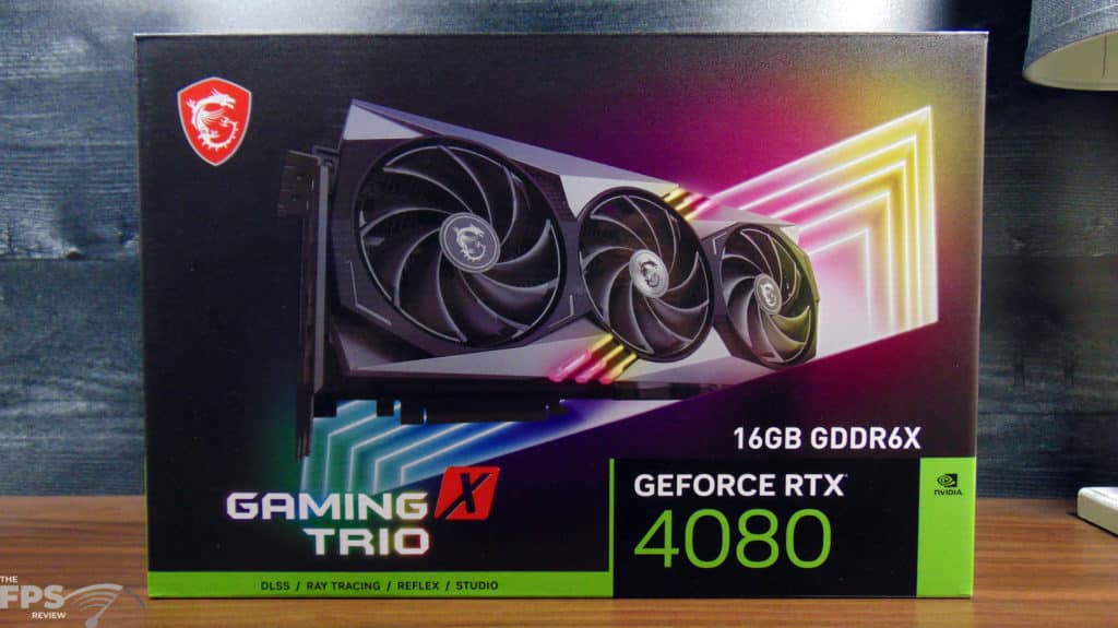 MSI GeForce RTX 4080 16GB GAMING X TRIO box front