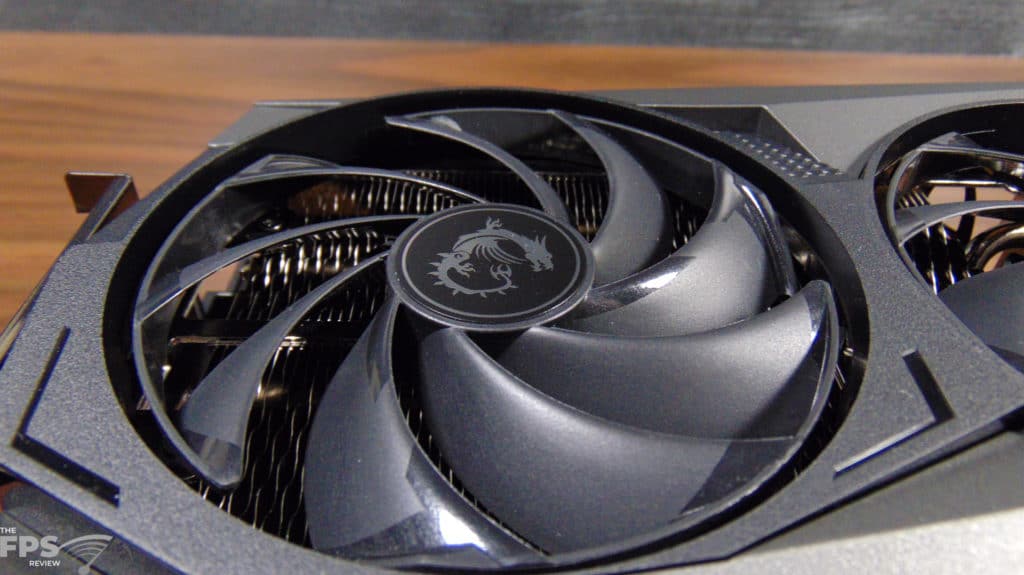 MSI GeForce RTX 4080 16GB GAMING X TRIO left fan