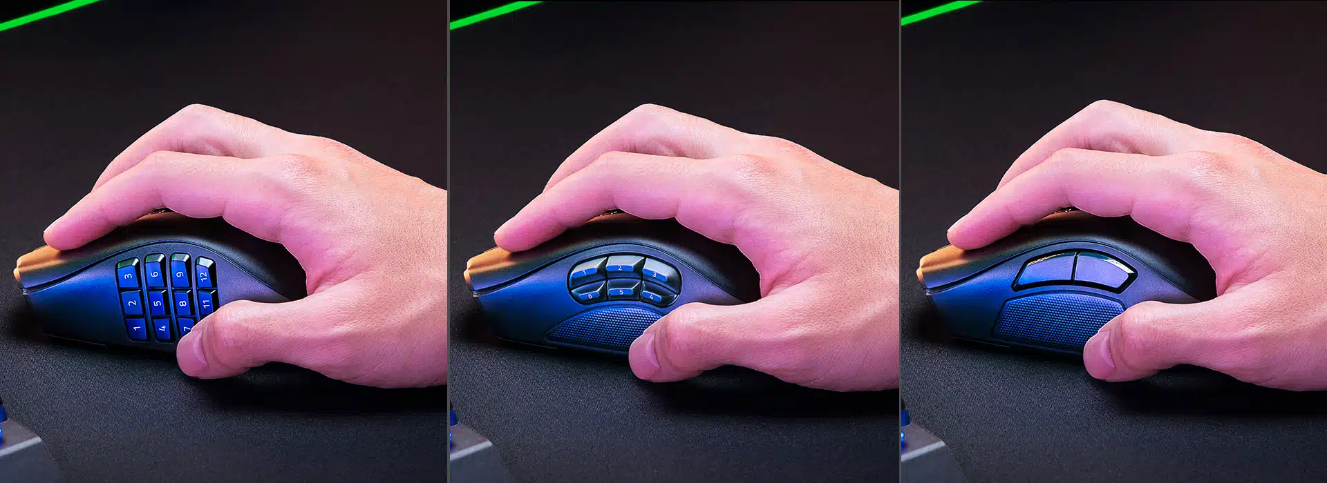 Create Idea 2 Set Piedini In PTFE Per Mouse Logitech G502 (Wireless) - Sostituzione Skatez Con Bordi Curvi, Spessore 0,7 Mm - Nero