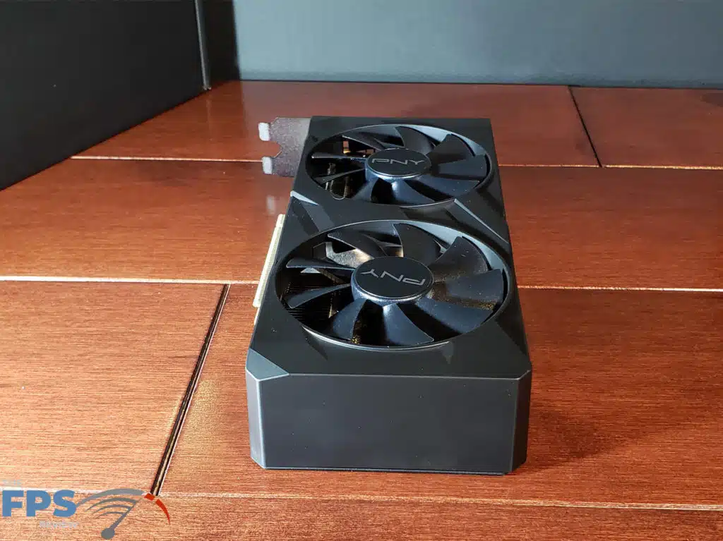 PNY GeForce RTX 3050 8G VERTO Dual Fan: rear view