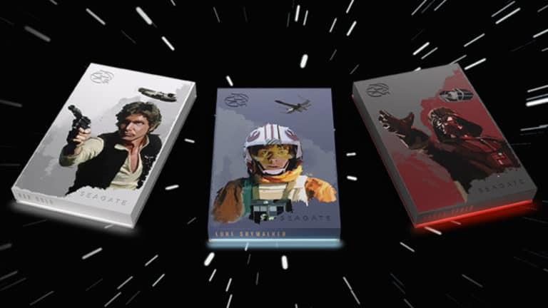 Seagate Announces New Star Wars-Inspired HDDs with Luke Skywalker, Darth Vader, and Han Solo