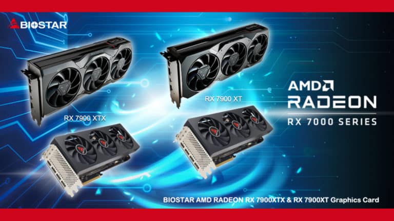 BIOSTAR Unveils AMD Radeon RX 7900 XT and Radeon RX 7900 XTX Graphics Cards