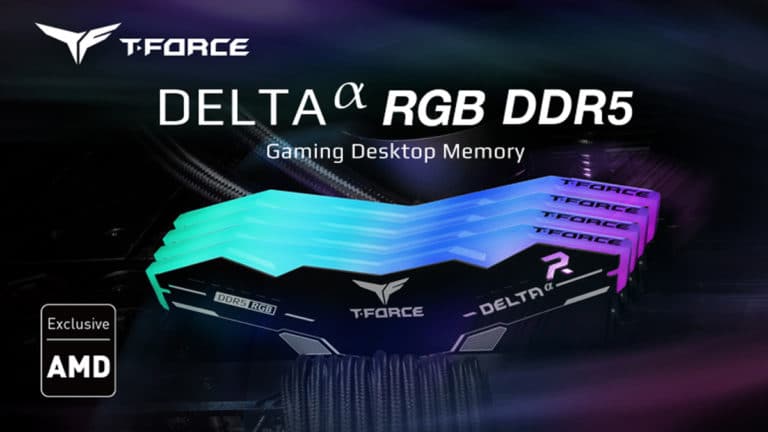TEAMGROUP Announces T-FORCE DELTAα RGB DDR5 Memory with AMD EXPO Support for One-Click Overclocking