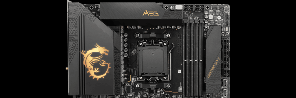 MSI MEG X670E ACE Motherboard Review Banner Image