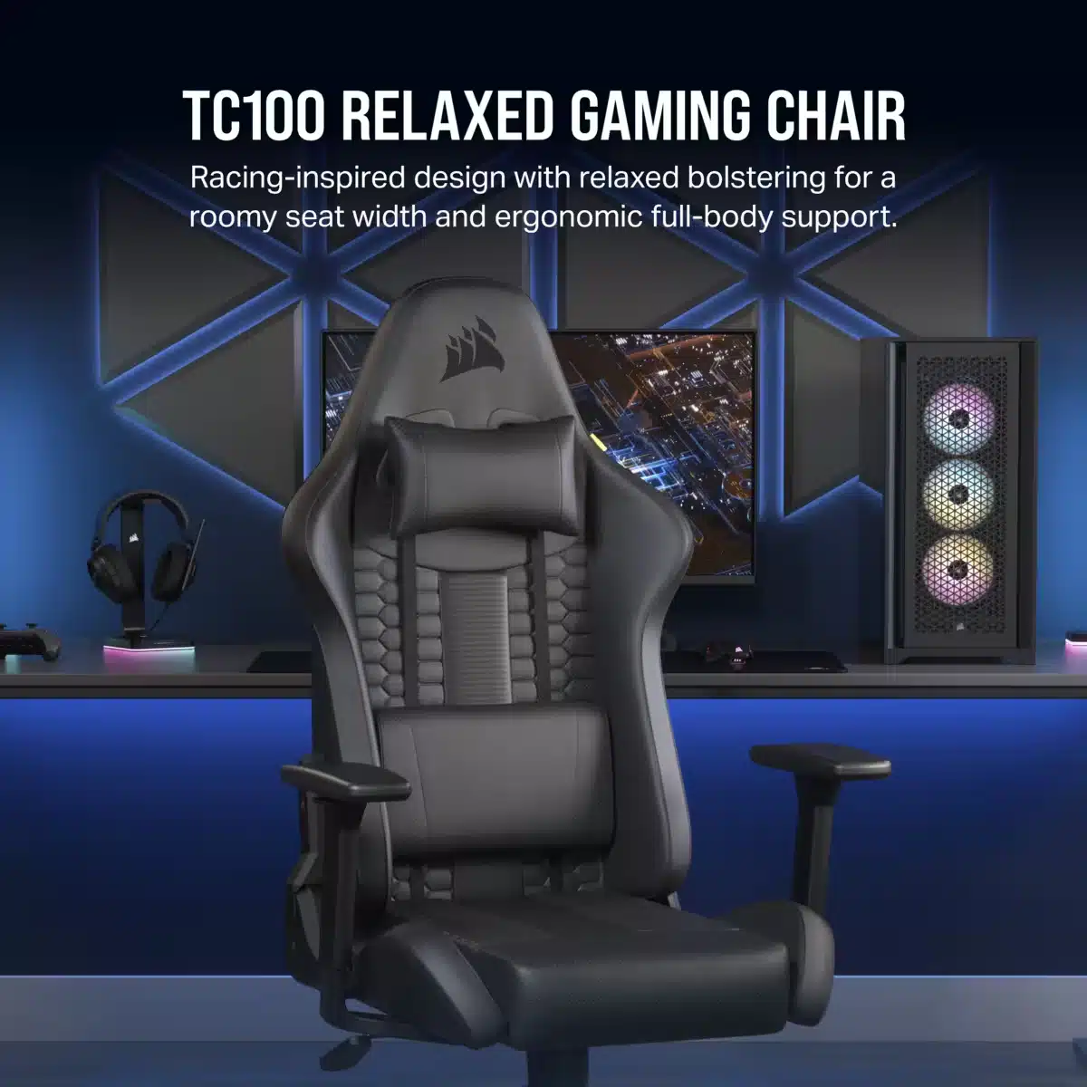 Corsair Launches TC100 RELAXED Gaming Chair