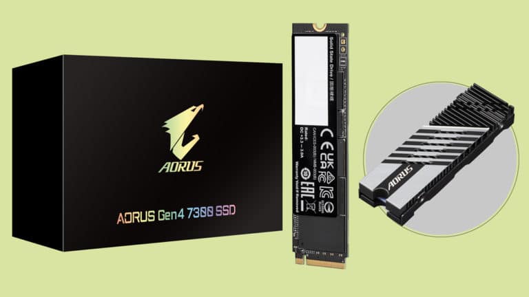 GIGABYTE AORUS PCIe 4.0 7300 SSD Announced with Up to 7,300 MB/s Read Speed