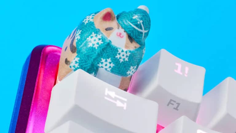 HyperX Announces Limited-Edition “Coco” the Cozy Cat Keycap