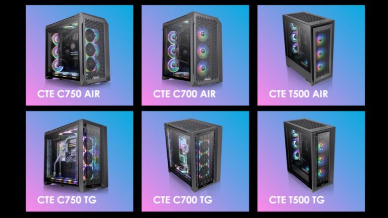 Thermaltake CTE Series Lineup of PC Cases Debuts at CES 2023