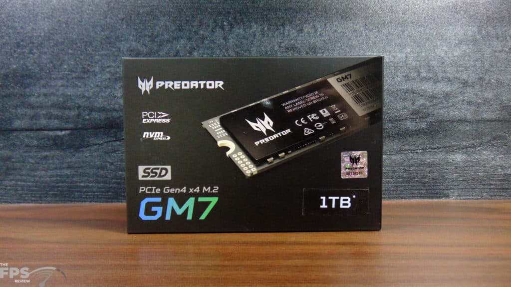 Acer Predator 1TB Gen4 x4 M.2 SSD Box Front
