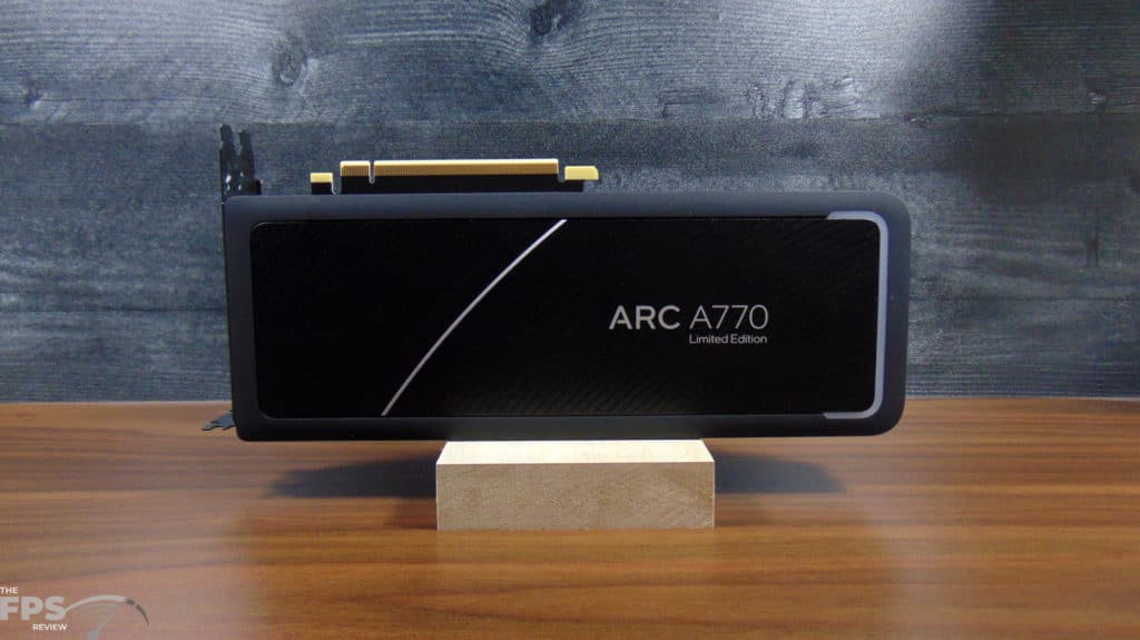 Intel Arc A770 16GB Limited Edition Video Card Back View