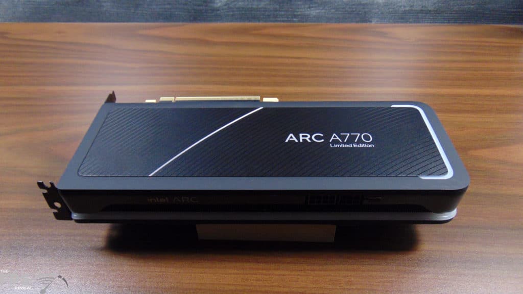 Intel Arc A770 16GB Limited Edition Video Card Back View