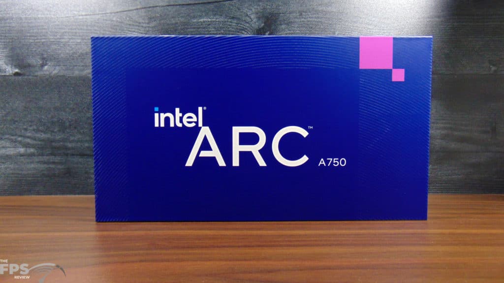 Intel Arc A750 Limited Edition Video Card Box