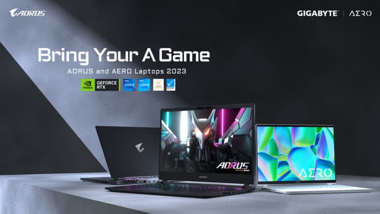 GIGABYTE Introduces AORUS 17|15 and AERO 14 OLED Laptops (13th Gen Intel Core i7 H-Series, NVIDIA GeForce RTX 40 Series)