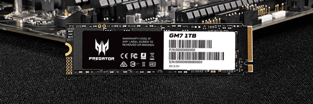Acer Predator 1TB Gen4 x4 M.2 SSD
