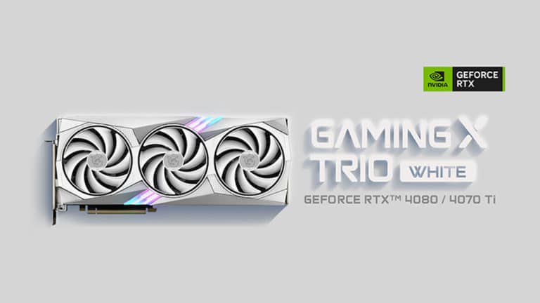 MSI Announces NVIDIA GeForce RTX 4080|4070 Ti GAMING TRIO WHITE Graphics Cards