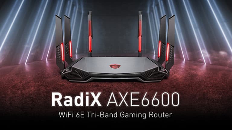 MSI Announces RadiX AXE6600 (Wi-Fi 6E) and RadiX AX6600 (Wi-Fi 6) Tri-Band Gaming Routers, AX1800 WiFi USB Adapter