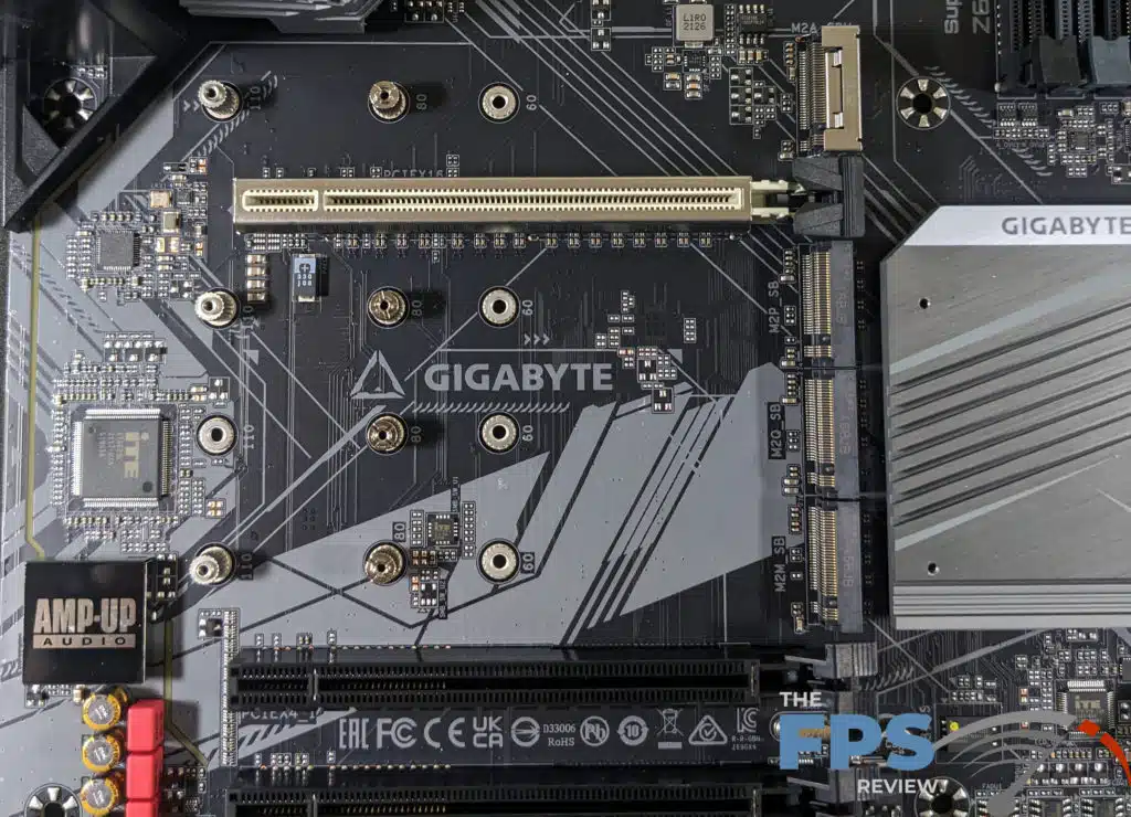 GIGABYTE Z690 GAMING X M.2 Slots Side.