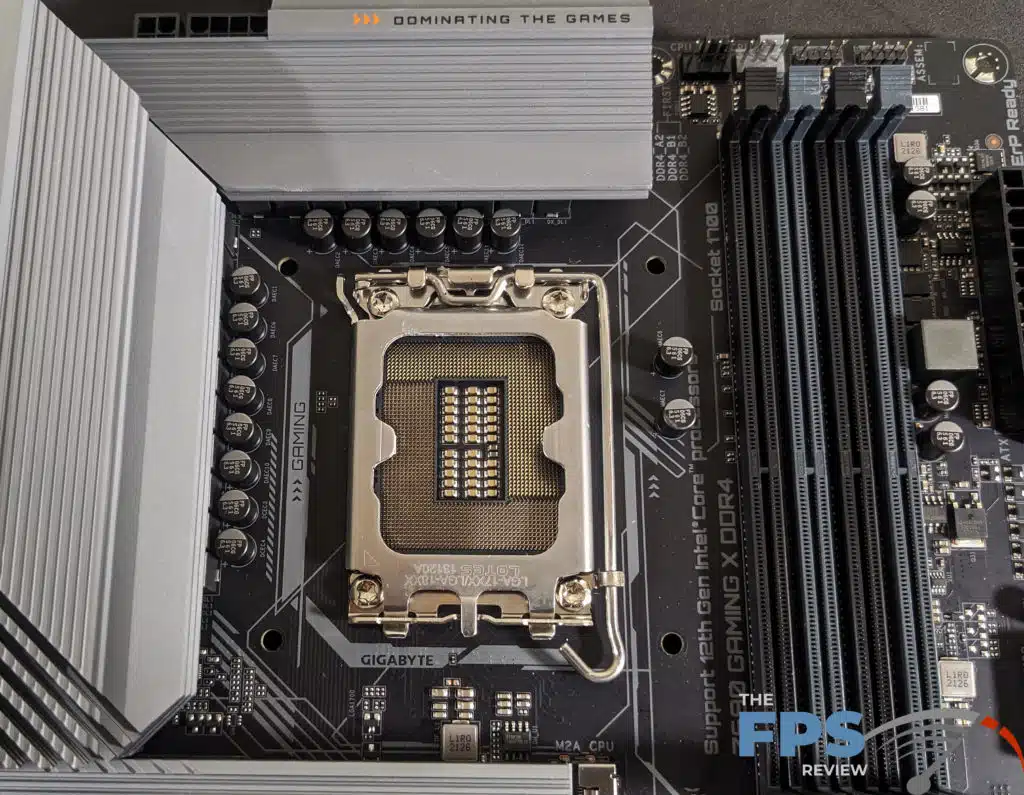 GIGABYTE Z690 GAMING X CPU Socket Side.