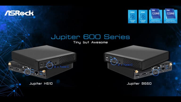 ASRock Launches New Jupiter 600 Series Mini PCs with Support for 12th and 13th Gen Intel Core Processors