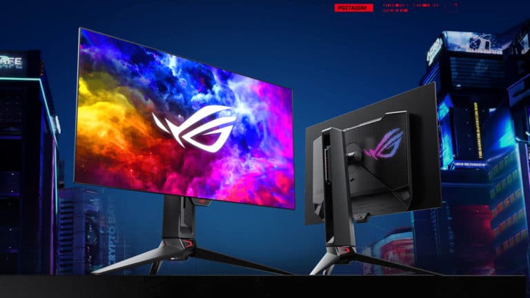 ASUS Releases ROG Swift OLED PG27AQDM, an “Endgame” 1440p OLED Gaming Monitor with 240 Hz Refresh Rate