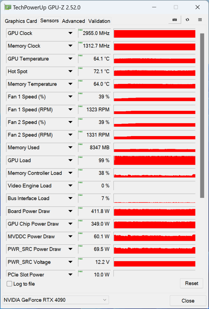 Overclocked GPU-Z Screenshot
