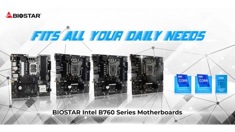 BIOSTAR Announces Intel B760MZ and B760MX Series Motherboards