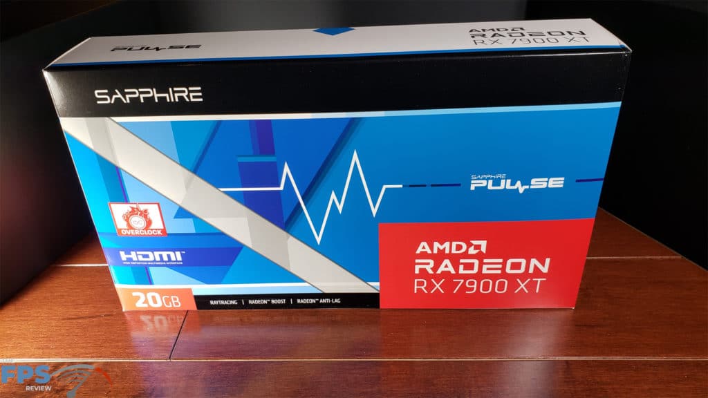 SAPPHIRE PULSE AMD Radeon RX 7900 XT: box front