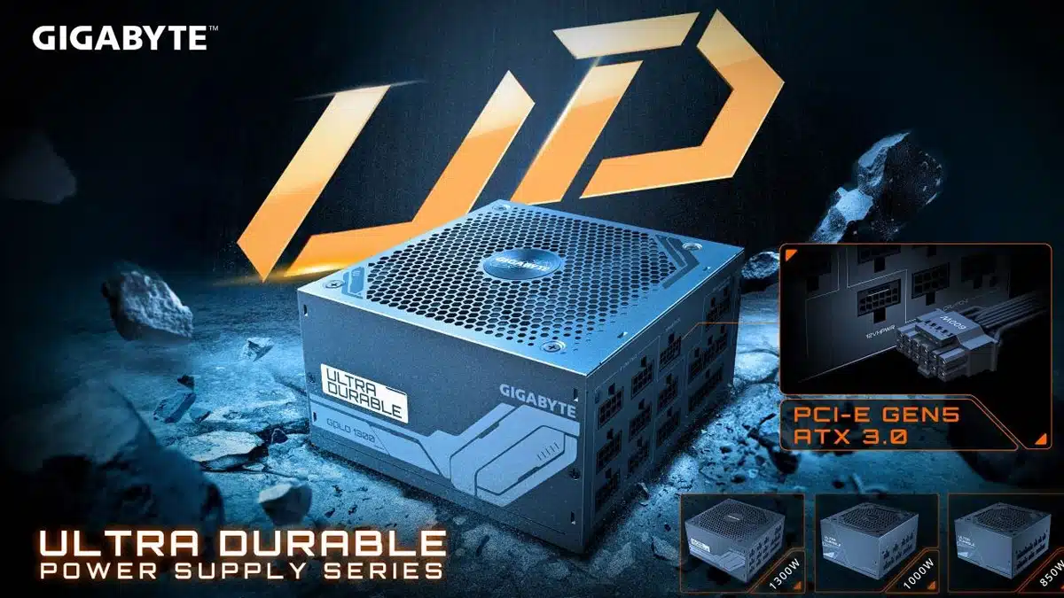 GIGABYTE Launches 1,300Watt UD1300GM PCIe 5.0 ATX 3.0 Power Supply