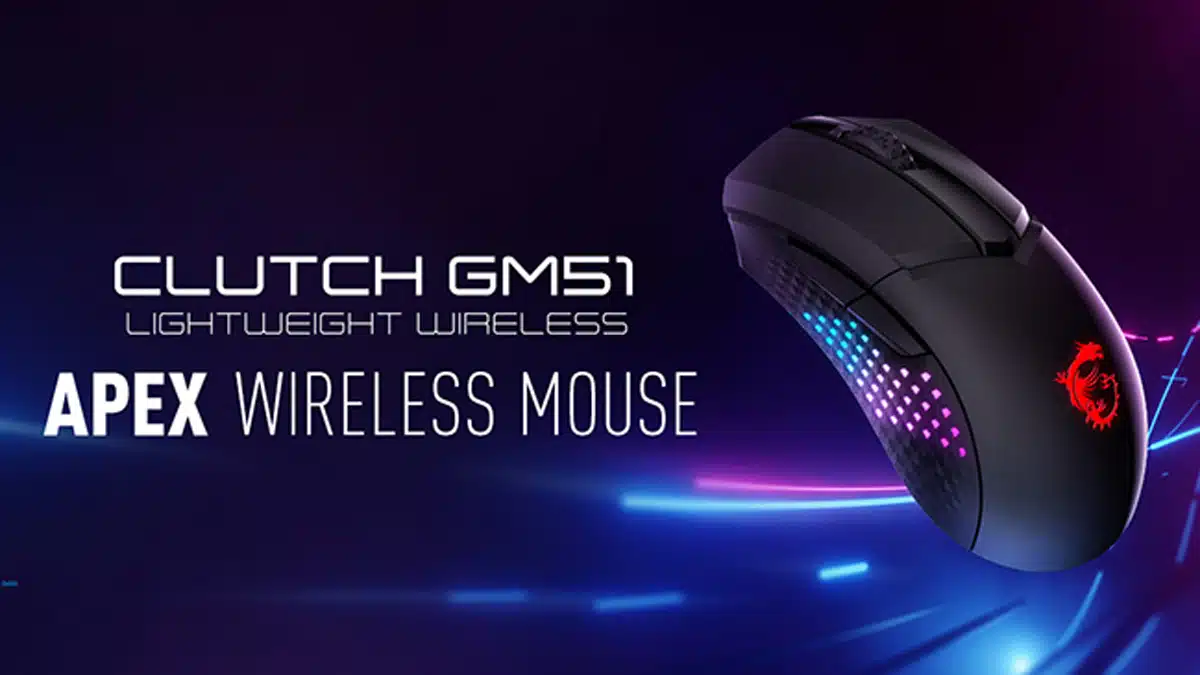 Produktbild von MSI Clutch GM51 Lightweight Gaming Mouse - 26,000 DPI Optical Sensor, 650 IPS, Balanced, 60Mio+ Click Omron Switches, FriXionFree Cable, 8000Hz Sample Rate, 0.125ms Latency, RGB Mystic Light, 75g