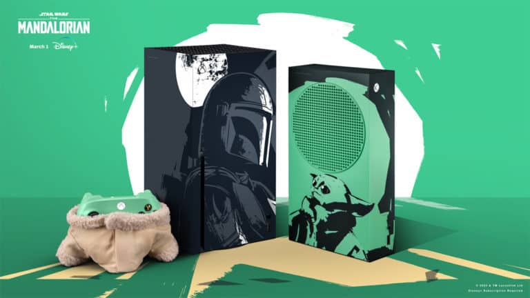 Xbox and Lucasfilm Unveil Custom Mandalorian and Baby Yoda Consoles to Celebrate Season 3 Premiere