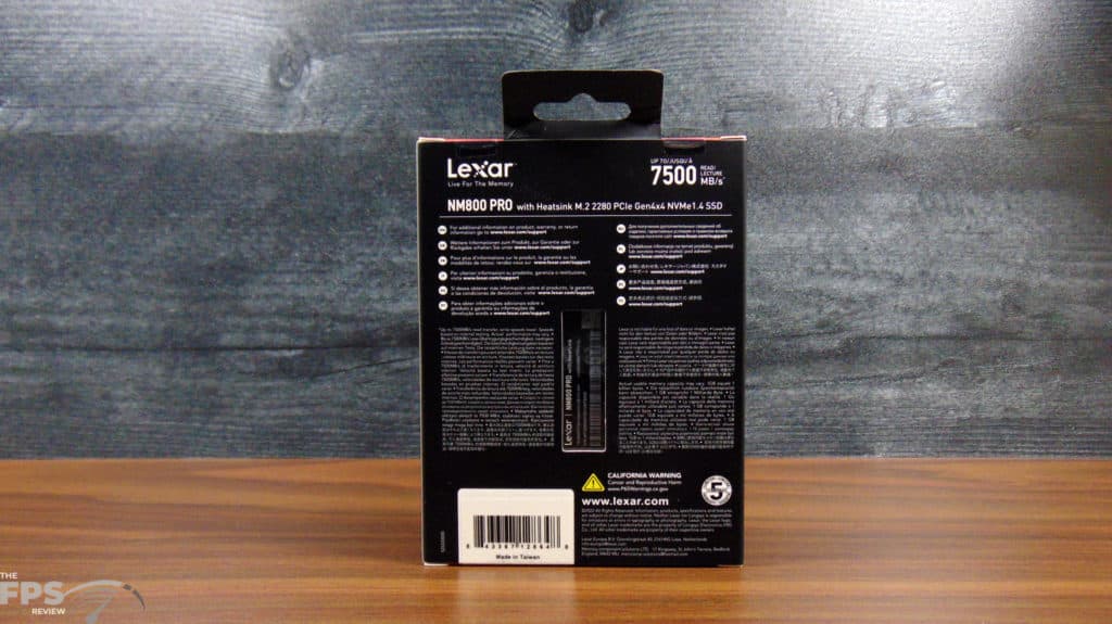Lexar Professional NM800 PRO 1TB Gen4x4 NVMe M.2 SSD Box