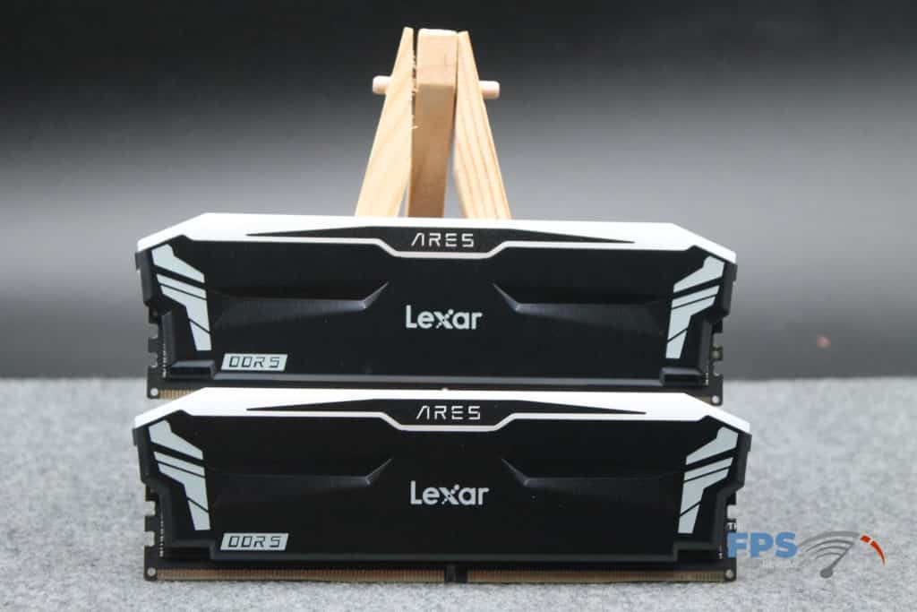 Lexar ARES RGB DDR5 32GB (2x16GB) 6000MHz Memory pair front view