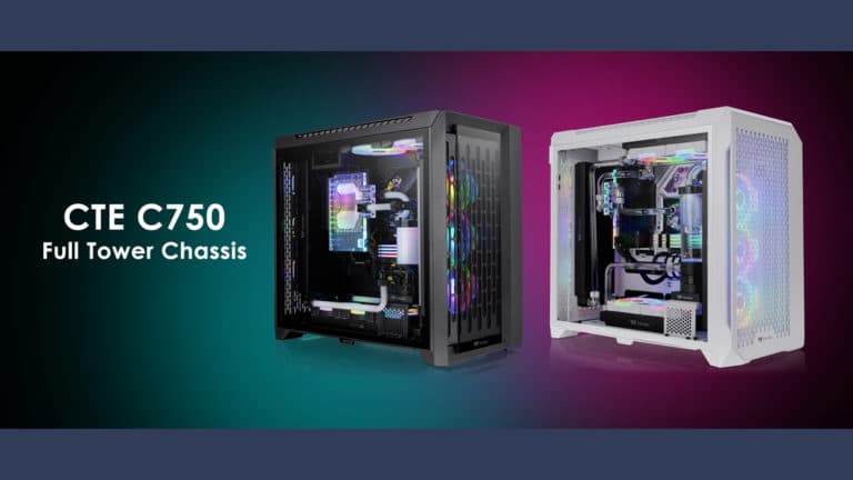 Thermaltake Releases CTE C750 Full Tower ARGB and Air Cases in Black and Snow