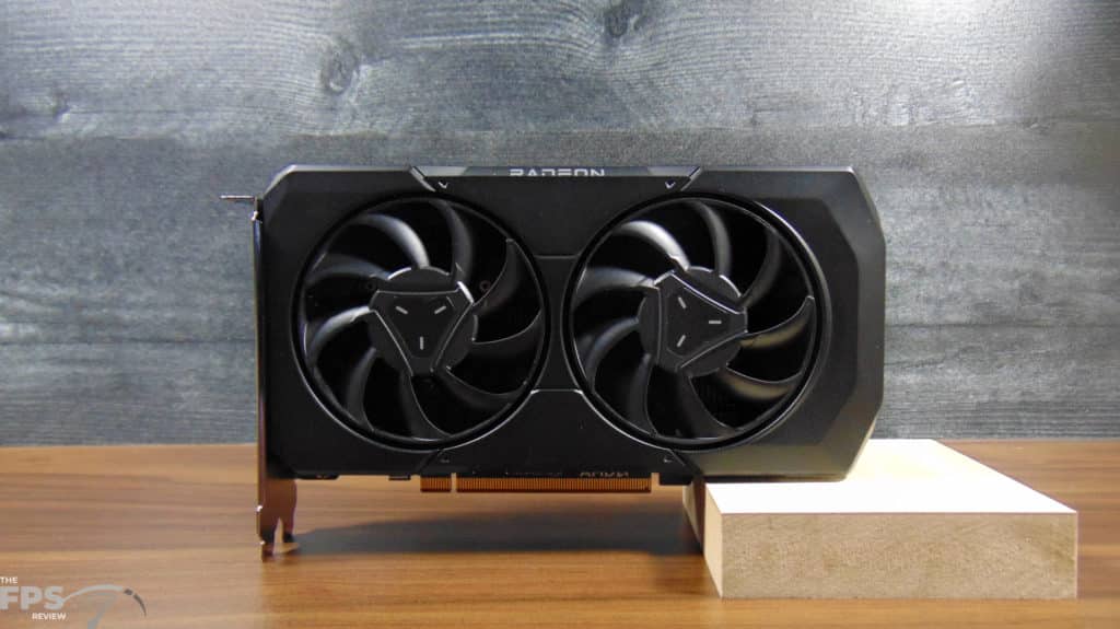 AMD Radeon RX 7600 Video Card Front View