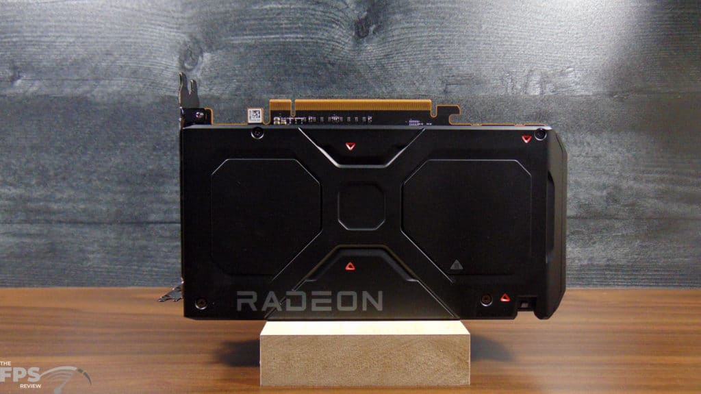 AMD Radeon RX 7600 Video Card Back View