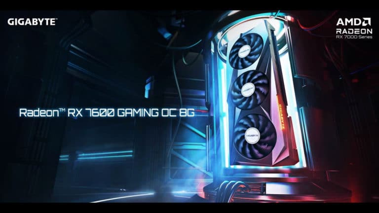GIGABYTE Launches AMD Radeon RX 7600 GAMING OC 8G Graphics Card with 2,755 MHz Boost Clock and WINDFORCE Cooling System