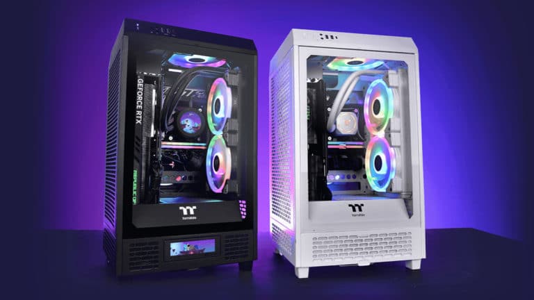Thermaltake Announces The Tower 200 Mini Chassis with Optional LCD Screen and Room for NVIDIA GeForce RTX 4090 GPU