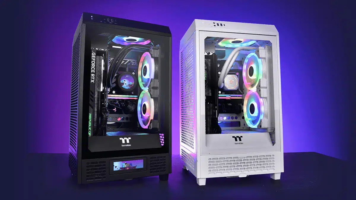 Thermaltake Announces The Tower 200 Mini Chassis with Optional LCD Screen and Room for NVIDIA